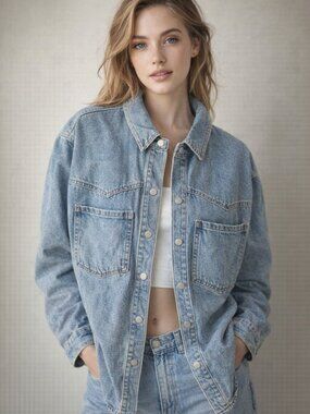 Future Collective Denim Jacket - Blue